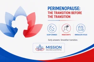 Perimenopause The Transition Before the Transition by Mission Wellness & Aesthetics