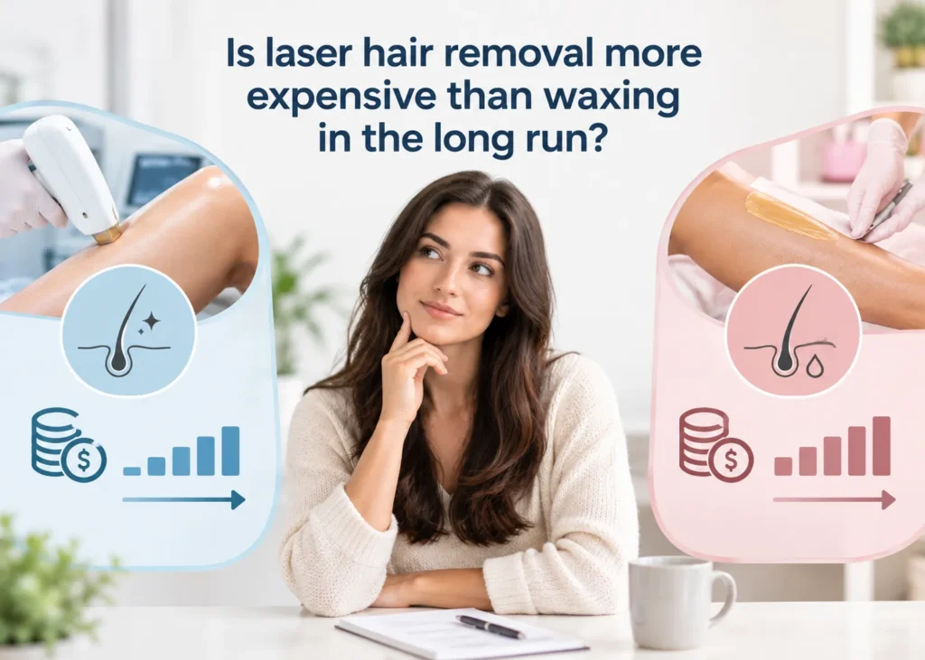Is laser hair removal more expensive than waxing in the long run