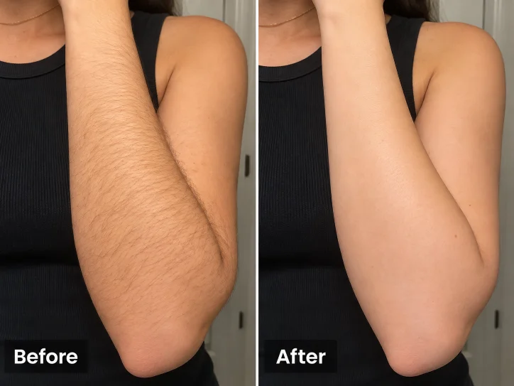 Laser Hair Removal Before & After Real Patient Results