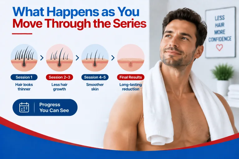 Laser Hair Removal Progress Journey