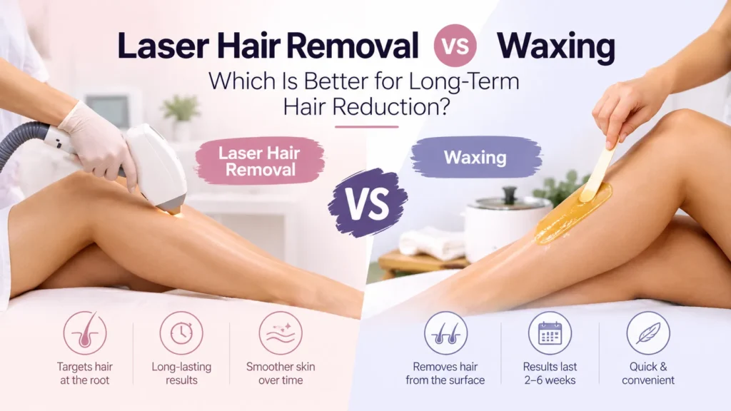 Laser Hair Removal vs Waxing Which Is Better for Long-Term Hair Reduction